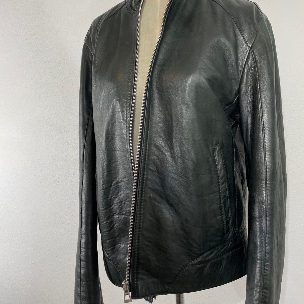 Vintage Hugo Boss leather jacket